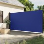 Toldo lateral retráctil azul 220x600 cm de , Sombrillas - Ref: Foro24-4004566, Precio: 150,11 €, Descuento: %