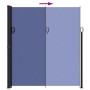 Toldo lateral retráctil azul 220x600 cm de , Sombrillas - Ref: Foro24-4004566, Precio: 150,11 €, Descuento: %