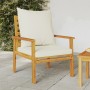 Garden armchair with cushions 2 pcs solid acacia wood by , Garden chairs - Ref: Foro24-366375, Price: 195,71 €, Discount: %