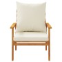 Garden armchair with cushions 2 pcs solid acacia wood by , Garden chairs - Ref: Foro24-366375, Price: 195,71 €, Discount: %