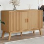 OLDEN sideboard solid brown pine wood 114x43x73.5 cm by , Sideboards - Ref: Foro24-358609, Price: 177,04 €, Discount: %