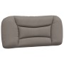 Estructura de cama con cabecero de tela gris taupe 90x190 cm de , Camas y somieres - Ref: Foro24-3207741, Precio: 157,64 €, D...