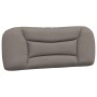 Estructura de cama con cabecero de tela gris taupe 100x200 cm de , Camas y somieres - Ref: Foro24-3207755, Precio: 160,99 €, ...