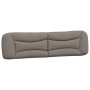 Estructura de cama con cabecero de tela gris taupe 200x200 cm de , Camas y somieres - Ref: Foro24-3207797, Precio: 248,74 €, ...