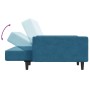 2-seater sofa bed with blue velvet stool by , Sofas - Ref: Foro24-3216235, Price: 291,27 €, Discount: %