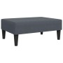 Sofá cama de 2 plazas con taburete terciopelo gris oscuro de , Sofás - Ref: Foro24-3216237, Precio: 300,10 €, Descuento: %