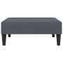 Sofá cama de 2 plazas con taburete terciopelo gris oscuro de , Sofás - Ref: Foro24-3216237, Precio: 300,10 €, Descuento: %