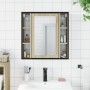 Sonoma oak wood bathroom mirror cabinet 60x16x60 cm by , Dressing tables - Ref: Foro24-842427, Price: 111,30 €, Discount: %