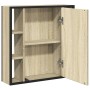 Armario con espejo de baño madera roble Sonoma 60x16x60 cm de , Tocadores - Ref: Foro24-842427, Precio: 111,30 €, Descuento: %