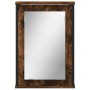 Smoked oak wood bathroom mirror cabinet 42x12x60 cm by , Dressing tables - Ref: Foro24-842433, Price: 57,80 €, Discount: %