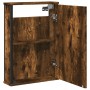 Smoked oak wood bathroom mirror cabinet 42x12x60 cm by , Dressing tables - Ref: Foro24-842433, Price: 57,80 €, Discount: %