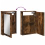 Smoked oak wood bathroom mirror cabinet 42x12x60 cm by , Dressing tables - Ref: Foro24-842433, Price: 57,80 €, Discount: %