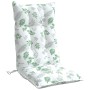 High back chair cushions 4 pcs Oxford fabric printed leaves by , Cushions for chairs and sofas - Ref: Foro24-377657, Price: 7...