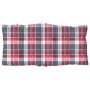 Low Back Chair Cushions 2 Pcs Plaid Fabric by , Cushions for chairs and sofas - Ref: Foro24-377710, Price: 49,99 €, Discount: %