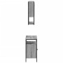 Set de muebles de baño 2 pzas madera contrachapada gris sonoma de , Muebles de baño - Ref: Foro24-3214658, Precio: 103,31 €, ...