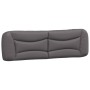 Estructura de cama con cabecero cuero sintético gris 180x200cm de , Camas y somieres - Ref: Foro24-3208019, Precio: 236,99 €,...