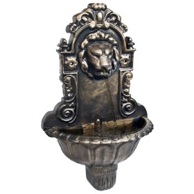 Wandbrunnen mit Löwenkopf aus Bronze von vidaXL, Brunnen und Wasserfälle - Ref: Foro24-48222, Preis: 63,96 €, Rabatt: %