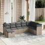 8-teiliges Gartensofa-Set und graue synthetische Rattankissen von , Gartensets - Ref: Foro24-3263276, Preis: 523,34 €, Rabatt: %