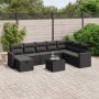 8-piece garden sofa set and black synthetic rattan cushions by , Garden sets - Ref: Foro24-3263591, Price: 538,33 €, Discount: %