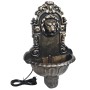 Wandbrunnen mit Löwenkopf aus Bronze von vidaXL, Brunnen und Wasserfälle - Ref: Foro24-48222, Preis: 64,08 €, Rabatt: %