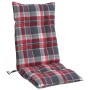 High back chair cushions 6 pcs red plaid Oxford fabric by , Cushions for chairs and sofas - Ref: Foro24-377643, Price: 107,27...