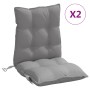 2 Pcs Low Back Chair Cushions Gray Oxford Fabric by , Cushions for chairs and sofas - Ref: Foro24-377674, Price: 47,87 €, Dis...