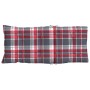 High back chair cushions 2 pcs Oxford fabric red plaid by , Cushions for chairs and sofas - Ref: Foro24-377641, Price: 54,90 ...