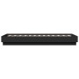 Bed frame with LED lights black 75x190 cm by , Beds and slatted bases - Ref: Foro24-839547, Price: 109,37 €, Discount: %