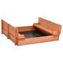 Arenero de madera de abeto 95x90x15 cm de vidaXL, Cajones de arena - Ref: Foro24-92173, Precio: 84,99 €, Descuento: %