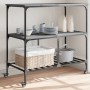 Sonoma gray engineered wood kitchen cart 100x50x95 cm by , Kitchen and dining carts - Ref: Foro24-842309, Price: 88,99 €, Dis...