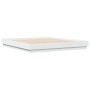 Estructura de cama madera de ingeniería blanca 200x200 cm de , Camas y somieres - Ref: Foro24-3209828, Precio: 153,16 €, Desc...