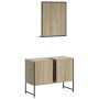 Bathroom furniture set 2 pieces engineered wood sonoma oak by , Bathroom furniture - Ref: Foro24-3214340, Price: 97,99 €, Dis...