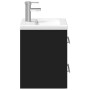 Mueble de baño con lavabo integrado negro de , Tocadores de baño - Ref: Foro24-3278756, Precio: 172,28 €, Descuento: %