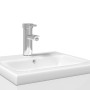 Mueble de baño con lavabo integrado blanco brillo de , Tocadores de baño - Ref: Foro24-3278761, Precio: 164,96 €, Descuento: %