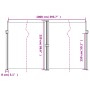 Toldo lateral retráctil antracita 220x1000 cm de , Sombrillas - Ref: Foro24-4004778, Precio: 201,69 €, Descuento: %