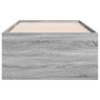 Tumbona con cajones madera ingeniería gris Sonoma 75x190 cm de , Camas y somieres - Ref: Foro24-3280893, Precio: 200,91 €, De...