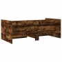 Tumbona con cajones madera ingeniería roble ahumado 75x190 cm de , Camas y somieres - Ref: Foro24-3280864, Precio: 173,84 €, ...