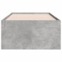 Tumbona con cajones madera ingeniería gris hormigón 75x190 cm de , Camas y somieres - Ref: Foro24-3280891, Precio: 194,82 €, ...