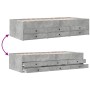 Tumbona con cajones madera ingeniería gris hormigón 75x190 cm de , Camas y somieres - Ref: Foro24-3280891, Precio: 194,82 €, ...