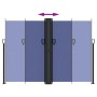 Toldo lateral retráctil azul 180x1000 cm de , Sombrillas - Ref: Foro24-4004746, Precio: 149,54 €, Descuento: %