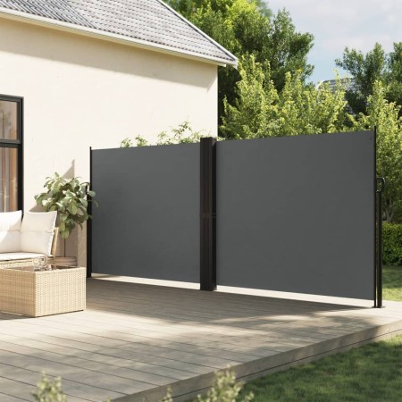 Anthrazitgraue einziehbare Seitenmarkise 160x1000 cm von , Sonnenschirme - Ref: Foro24-4004733, Preis: 158,61 €, Rabatt: %