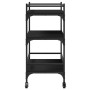 Black Engineered Wood Kitchen Cart 65x40x86.5cm by , Kitchen and dining carts - Ref: Foro24-842396, Price: 72,56 €, Discount: %