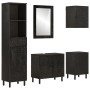 5-piece bathroom cabinet set solid mango wood by , Bathroom furniture - Ref: Foro24-3206296, Price: 486,43 €, Discount: %