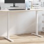 White steel standing desk frame (94-135)x60x(70-114) cm by , Desks - Ref: Foro24-4005340, Price: 107,99 €, Discount: %