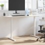 White steel standing desk frame (94-135)x60x(70-114) cm by , Desks - Ref: Foro24-4005340, Price: 107,99 €, Discount: %