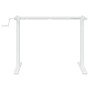 White steel standing desk frame (94-135)x60x(70-114) cm by , Desks - Ref: Foro24-4005340, Price: 107,99 €, Discount: %