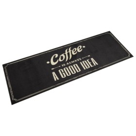 Washable kitchen rug velvet coffee text 60x180 cm by , Doormats - Ref: Foro24-4005597, Price: 29,99 €, Discount: %