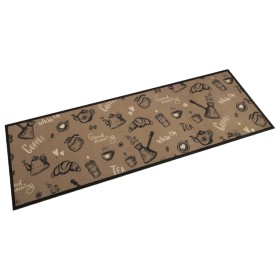 Alfombra de cocina lavable terciopelo marrón Morning 60x180 cm de , Felpudos - Ref: Foro24-4005588, Precio: 29,78 €, Descuent...