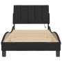 Estructura de cama con luces LED terciopelo negro 90x200 cm de , Camas y somieres - Ref: Foro24-3213759, Precio: 148,38 €, De...