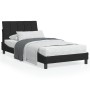 Estructura de cama con luces LED terciopelo negro 100x200 cm de , Camas y somieres - Ref: Foro24-3213765, Precio: 145,99 €, D...